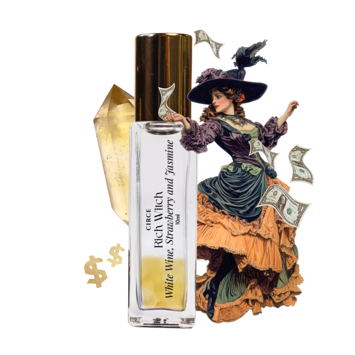 Rich Witch |  Citrine Perfume Oil Roller