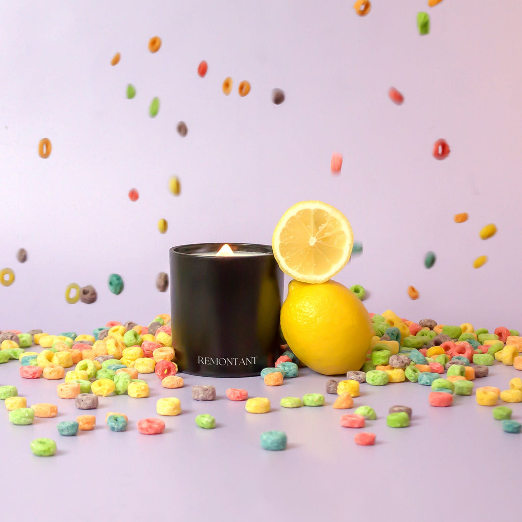 Cereal Muse Candle | Citrus ~ Berries ~ Almond | Wood Wick Candle