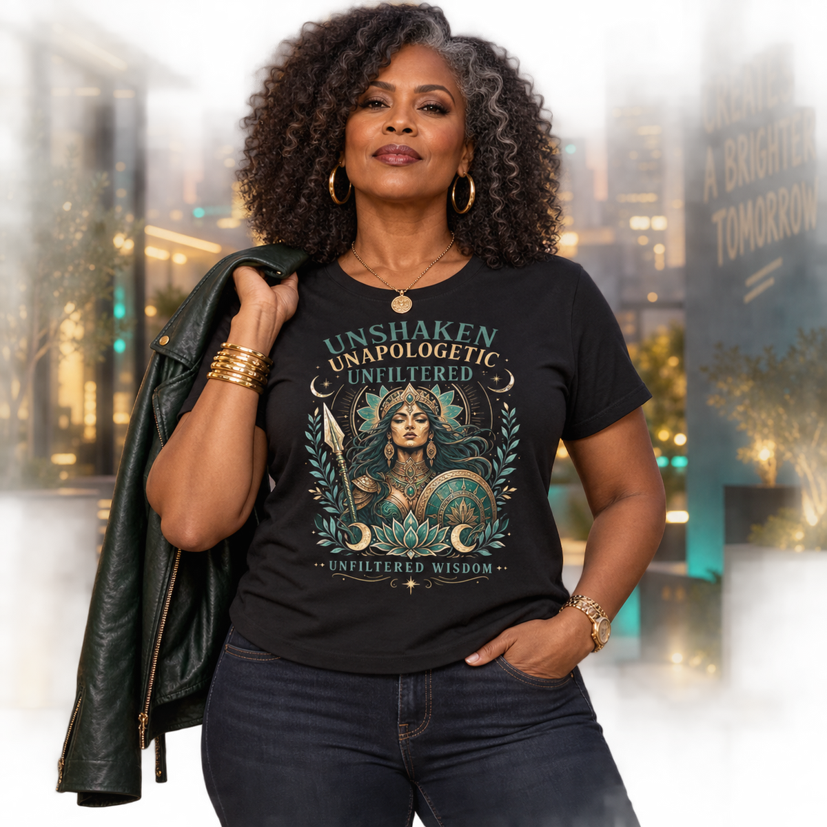 Unshaken. Unapologetic. Unfiltered. Women's Relaxed Tee | Unfiltered Wisdom™