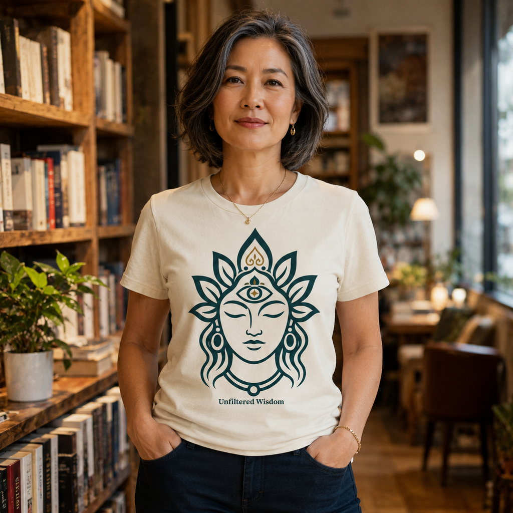 Unfiltered Wisdom™: Sacred Calm Women's Relaxed Tee